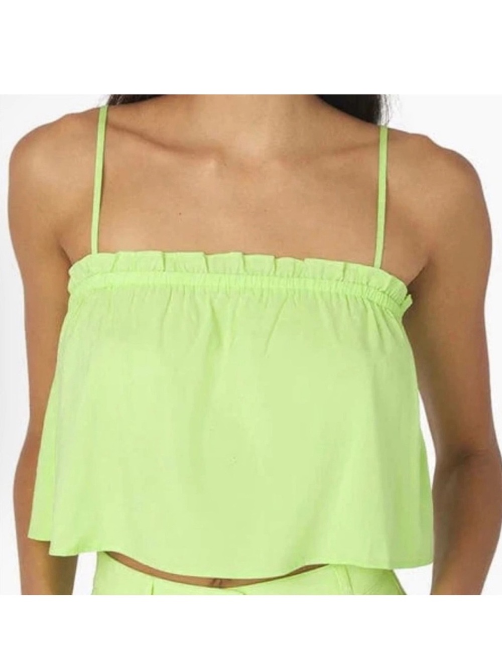 NWT WeWoreWhat Ruffle Cami Top